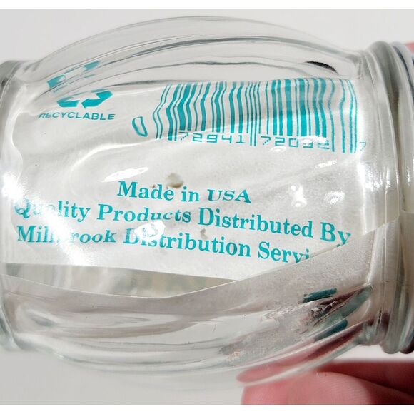 (Set of 1) 6 oz Glass Cheese and Spice Shakers w/ Perforated and Slotted Caps - Picture 7 of 7